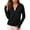 Black, variant on Women's Hooded Lightweight Full-Zip Sun Jacket - UPF 50 Long Sleeve Athletic Hoodie, Outdoor Running & Hiking Windbreaker Army Green L