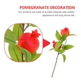 thumbnail image 5 of WHAMVOX Red Plastic Artificial Pomegranate Twig Ornament 1Set for Theme Parties, 5 of 8