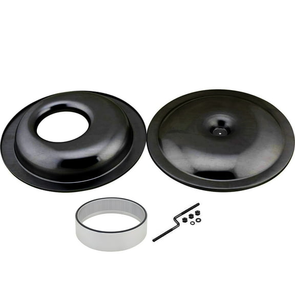 14 Inch Offset Sure Seal Air Cleaner Housing Only, Black