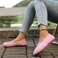 thumbnail image 6 of Xfvqtps Womens Loafers Soft Flat Shoes Casual Slip on Shoes Breathable Perforated Design Comfortable Everyday Wear Pink, 6 of 8