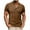 Khaki, variant on YLSDY Waffle Tops for Men Summer Fashion Button Short Sleeve Henleys T-Shirt Casual Solid Basic Athletic Quick Dry Blouse Black L