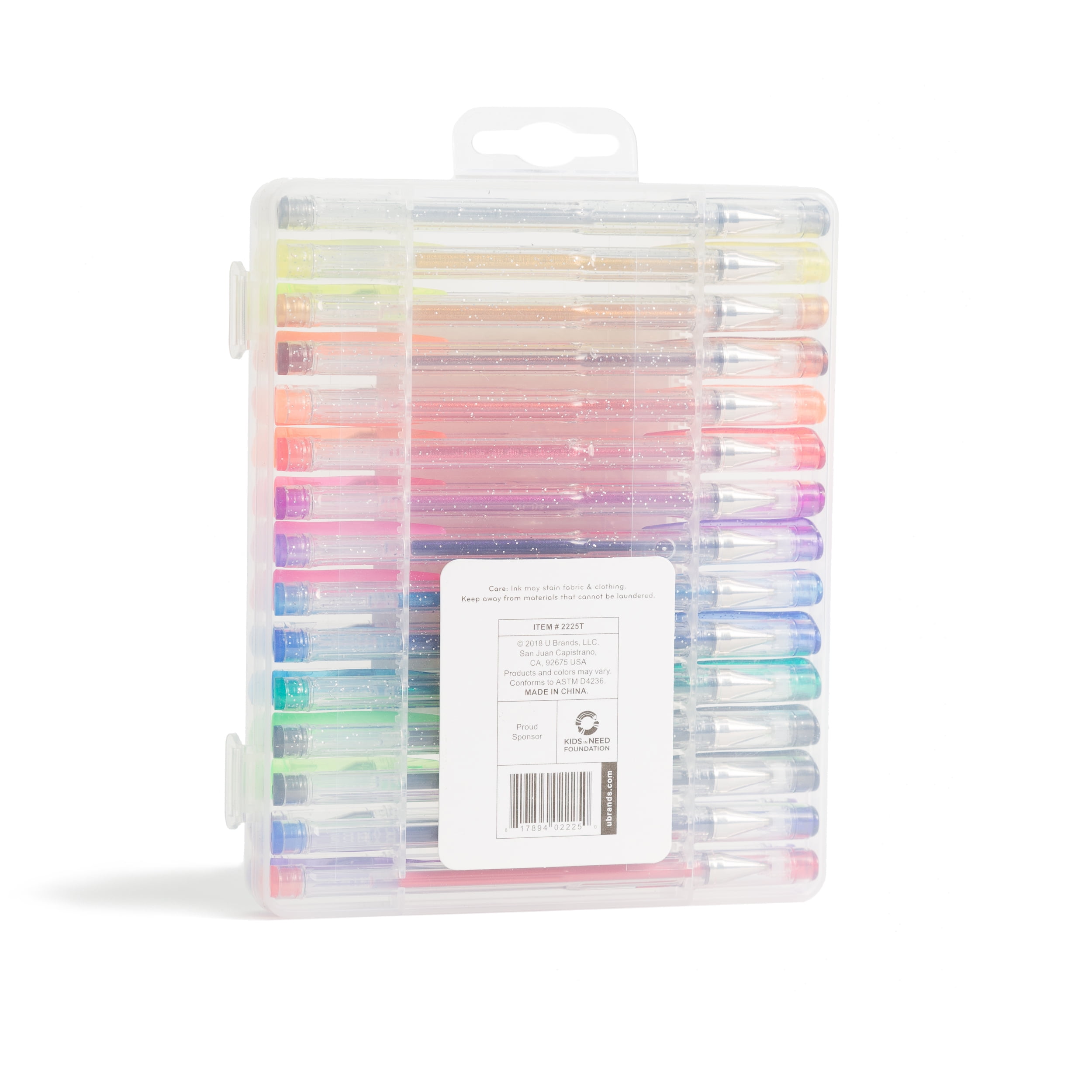 U Brands Gel Pens, Assorted Colors, 30 Count, 1mm