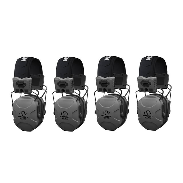 Walkers XCEL 500BT Équipement de Protection pour Prise de Vue Active Écouteur avec Cache-Écouteur (Lot de 4)