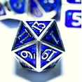 thumbnail image 4 of The DND Metal Polyhedral Dice Set, a 7-piece set, is perfect for Dungeons and Dragons role-playing board games and makes a wonderful holiday party gift and decoration., 4 of 4