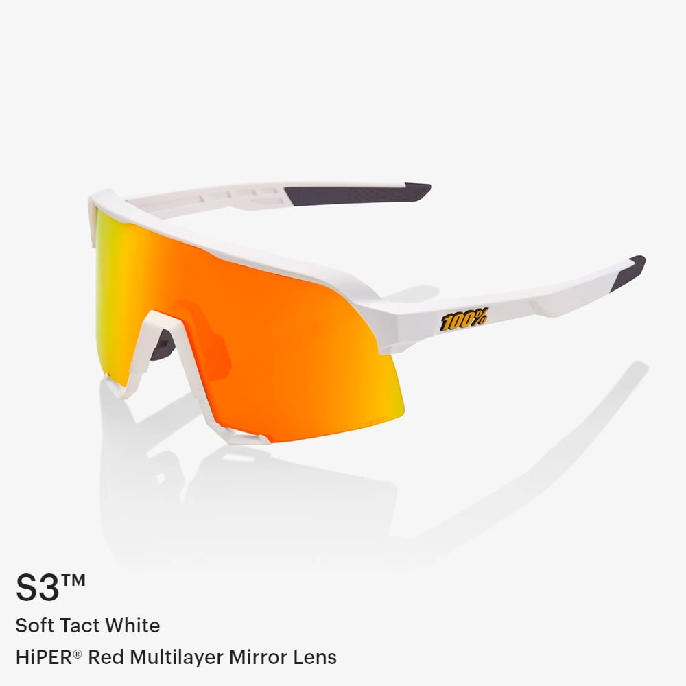 100 Percent S3 Sport Performance Sunglasses (Soft Tact Stone