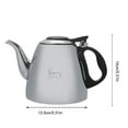 thumbnail image 4 of 1.2L Stainless Steel Stove top Teapot Tea Coffee Pot Kettle with Heat Resistant Handle, 4 of 5