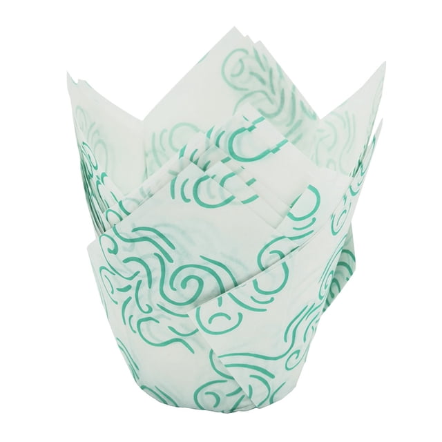 pdqouc Cupcake Liners for Baking Nonstick Heat Greaseproof Baking Wrappers Cake Greaseproof Paper Heat Resistant Non Stick Cupcake Wrappers Cupcake Liners Suitable for Cup Cake