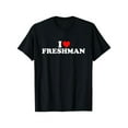 thumbnail image 1 of Funny College T-Shirt - 'i Love Freshman' Campus Humor Tee - unisex Cotton Comfort Fit - Back to School Gift for Students, 1 of 6