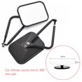 thumbnail image 3 of Amdohai Doors Off Mirrors Side View Mirror Rearview Mirror Shake-Proof Easy to Install Door Hinge Mirror Replacement for JK JL TJ, 3 of 6