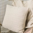 thumbnail image 2 of MDR Trading Inc. FP-IMT-046-C_Q01 Cream And Tan Patterned Cushion Cover, 2 of 2