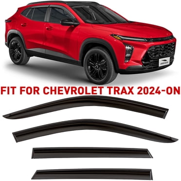 Voron Glass Tape-on Extra Durable Rain Guards for Chevrolet (Chevy) Trax 2024-2026, Window Deflectors, Vent Window Visors, 4 Pieces - 101204
