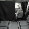 thumbnail image 2 of Cortina divisoria para automóvil, cortinas divisorias interiores, cortinas con cortinas de privacidad extraíbles para ventanas laterales delanteras y traseras, cortina simple para viajes, siestas y, 2 of 5
