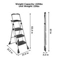 thumbnail image 5 of COSCO 3-Step Max Steel Work Platform, 225 lb. Weight Capacity, Black, 5 of 6