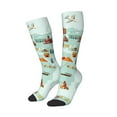 thumbnail image 2 of Balery World Travel Map Fun Novelty Socks Men'S Women'S Crew Socks Funny Crazy Novelty Socks Quirky And Cool Socks, 2 of 9
