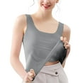 thumbnail image 2 of Endives Women's Ice Tank Tops Summer Camisole No Bra Loose Fit Wide Strap Under Shirt Workout Tanks, 2 of 8
