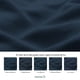 thumbnail image 5 of Juego de Sábanas de Bambú Dreamlab, Ropa de Cama Ultra Suave, Fresca, Hipoalergénica, Ecológica, Sábanas Queen de Bambú, Color Azul Noche, 5 of 11
