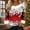 Red, variant on asdoklhq Sweatshirt for Women Winter Christmas Printed Fashionable Casual Long Sleeved Round Neck Pullover Top Red M