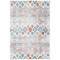 thumbnail image 3 of SAFAVIEH Berber Dusan Abstract Shag Area Rug, 2'3" x 8' Runner, Blue Rust/Ivory, 3 of 7