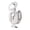 White, variant on Phone Stand Support With 720° Rotation Foldable Carabiner Clip Suitable For Stable Hands Less Viewing