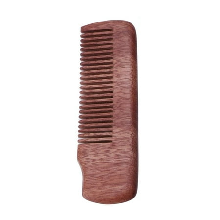 Wooden Comb Portable Anti Static Natural Amoora Wood Hair Comb Wide Teeth Wood Massage Health Care