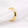 thumbnail image 2 of Stainless Steel Plain Band Rings Gold Size 5-12 Silver Gold Purple 4Mm Z734, 2 of 2