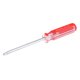 thumbnail image 1 of Torx Destornillador, T30 Seguridad Magnético Estrella Destornillador con 4" Carbono Acero Eje y Claro Rojo Mango, 1 of 5