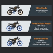 COSWHEEL GT20 Pro 3000W Electric Bike for Adults, 40AH Ebike with 48V Removable Dual Battery, 7-Speed, 20 x 4.0 Fat Tire
