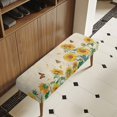 thumbnail image 4 of FUIALDOLG Watercolor Sunflower Butterfly Dining Bench Cover, Stretch Bench Seat Covers Slipcover with Elastic Band Washable Rectangle Chair Protector for Dining Room, Bedroom, 4 of 7
