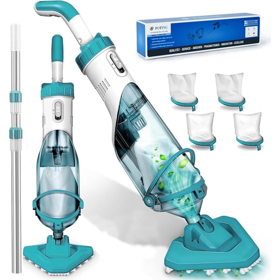 LANCHEZ Handheld Spa Hot Tub Vacuum Cordless Blue 1-Count