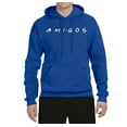 thumbnail image 2 of Friends Amigos Parody Pop Unisex Graphic Hoodie Sweatshirt, Royal, 3XL, 2 of 3