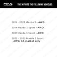 thumbnail image 3 of MAX Advanced Brakes - Brake Kit For 2019-2023 Mazda 3| Carbon Ceramic Brake Pad and Rotor Kit Front and Rear| Drilled Slotted Brake Rotors, 3 of 10