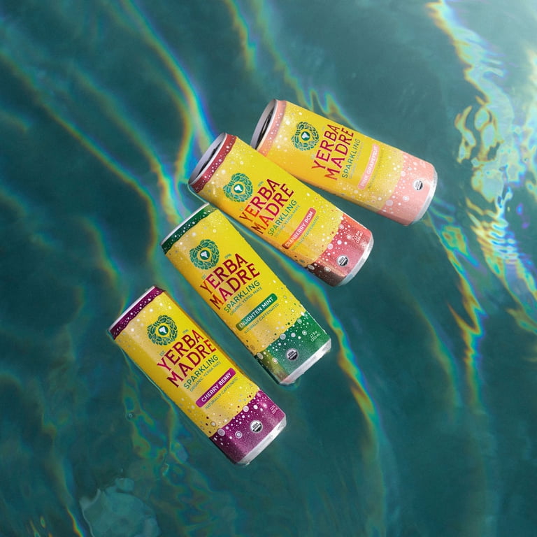 Guayaki Yerba Madre Organic Sparkling Yerba Mate, Cranberry Pom