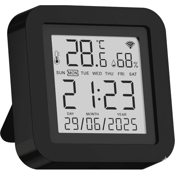 Toyanc Smart WiFi IR Remote Hub with Temperature & Humidity Sensor - 3-in-1 Universal Controller for AC, TV, Fan - Works with Alexa, Google Home & Tuya App