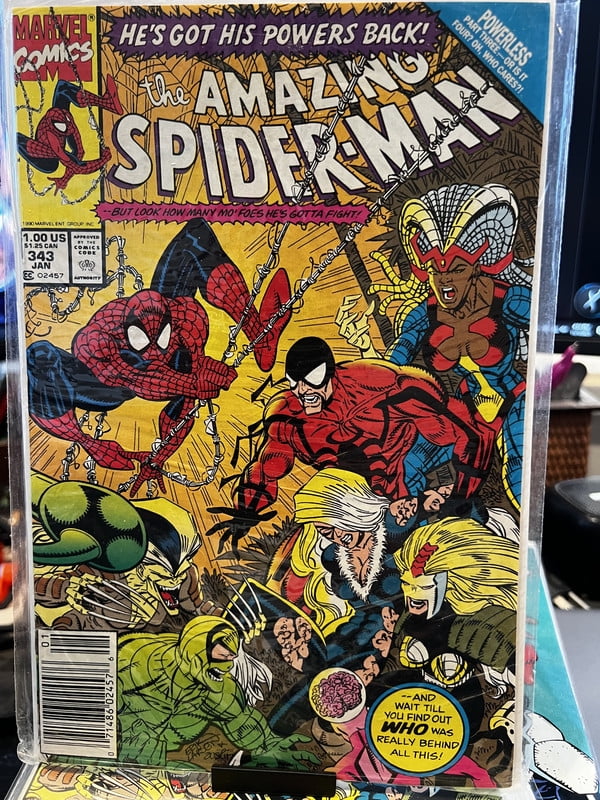 Amazing Spider-Man NM Erik Larsen Art #343