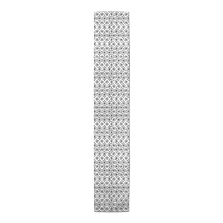 

Creative Products Geometric Star Pattern Black 16x90 Poly Twill Table Runner