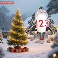 thumbnail image 2 of Stylish Metal Hanging Christmas Tree Wind Spinner - Festive Candy Design with Bold ' 12 ' & ' 3 ' - Perfect for Yard & Garden Decor, 2 of 7