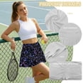 thumbnail image 6 of Xoenoiee Butterfly Music Note Print Women's Tennis Skirt Pleated Active Athletic Skort Lightweight Golf Skort for Running Training Sports, XL, 6 of 7