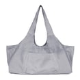 thumbnail image 1 of Canvas Yoga Mat Bag Large Capacity Storage Pouch Sports Gym Canvas Indoor Outdoor Sports Exercise Gym Carrying Tote Training Card Pack Gray, 1 of 7