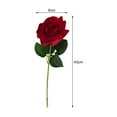 thumbnail image 5 of Simulated Flower Ornamental Real-looking Vibrant Faux Silk Rose Artificial Flower for Wedding, 5 of 8