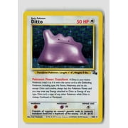 Lightly Played 1999 Pokemon Fossil Ditto Holo Rare #3/62 English Wizards of the Coast