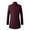 Wine, variant on Men's Trench Coat Wool Blend Slim Fit Top Coat Stand Collar Single Business Overcoat Grey XL
