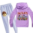 thumbnail image 1 of ROBLOX Ensemble de 2 Pantalons de Jogging à Capuche, Tenue de Sport Décontractée pour Adolescents, Capuches, Pulls, 1 of 2