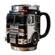 thumbnail image 1 of Firefighter & Rescue Themed Coffee Mug, Resin Insulated Camping Cup for Home Office, Gift for Fireman, First Responder, EMS Appreciation, Dad Husband Gift, 1 of 7