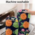 thumbnail image 5 of Pioneer Flower Floral Print Pattern Bathroom Rugs Mat, Non Slip Microfiber Bathroom Rug with Rubber Backing, Soft Mats for Bathroom Floor Tub Shower, 17"x27", 5 of 5