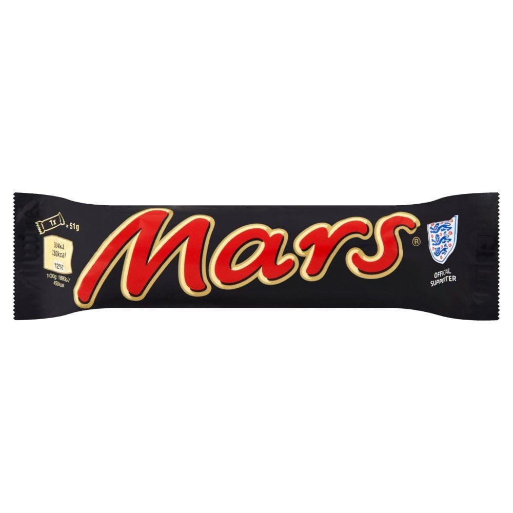 Mars Chocolate Bar Snickers 51g Pack of 12 (51g x 12 Bars