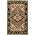 thumbnail image 2 of Safavieh Heritage York Oriental Wool Area Rug, Green/Light Brown, 5' x 8', 2 of 11