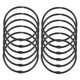 thumbnail image 5 of GAXIRE 12Ud Metálicos Circulares Negros Para De Ducha Y Ventana Con Uso Y Resistente, 5 of 8