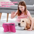 thumbnail image 2 of Butterfly Kids Case for Samsung Galaxy Tab S9 FE 5G 10.9"/ S9/ S8/ S7 11", Galaxy Tab A9+ Plus Case, Soft EVA Rotating Stand Lightweight Shockprof Kids Friendly Case Cover,Rose, 2 of 6