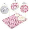 thumbnail image 4 of Valentine''s Day Hearts Dish Drying Mat for Kitchen, Microfiber Absorbent Dish Draining Mat, Large Kitchen Drying Mats Heat Resistant Drying Pad for Counter 18x24, 4 of 6