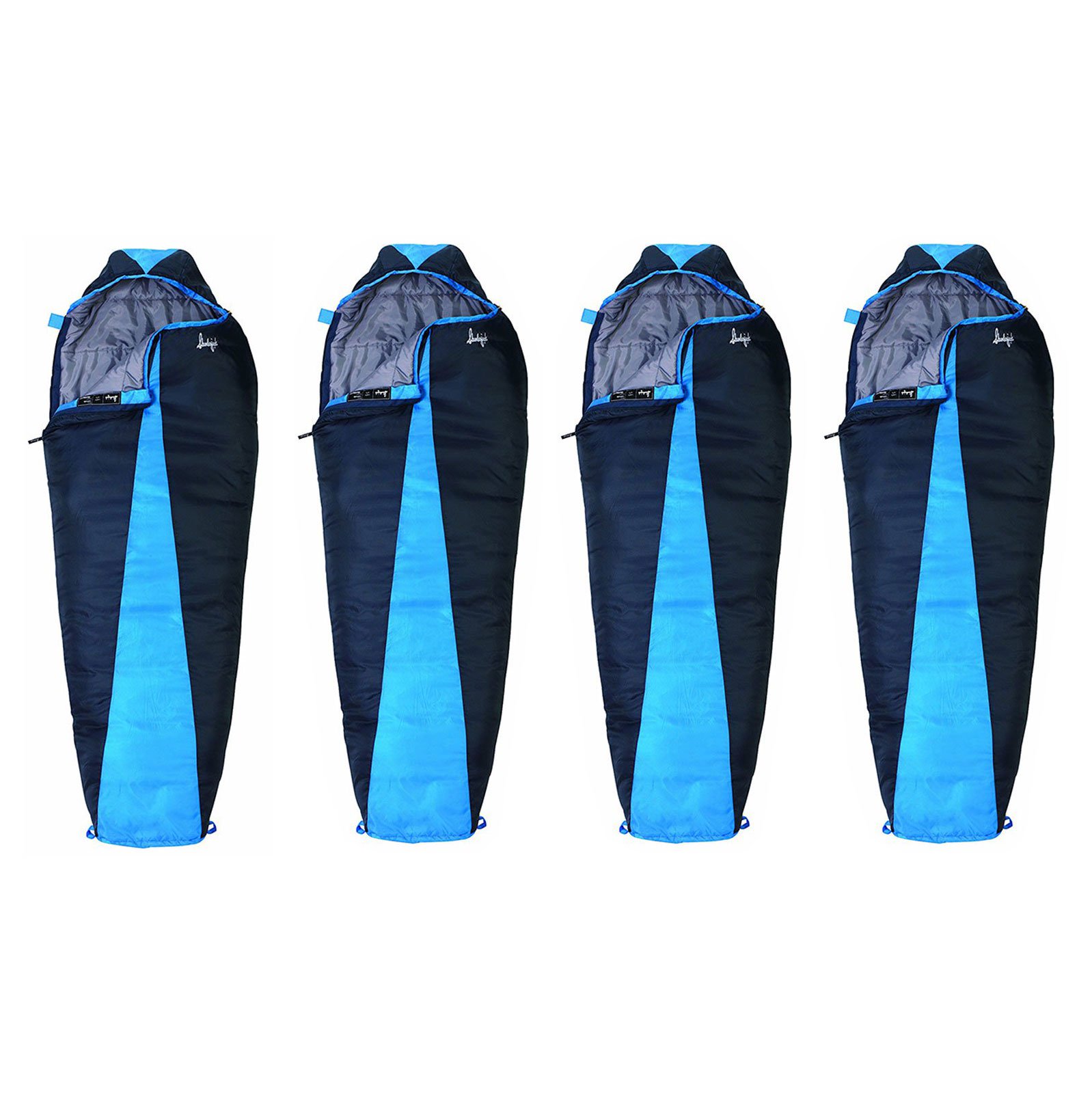 Slumberjack Latitude 40 Degree Polyester Mummy Sleeping Bag, Blue (4